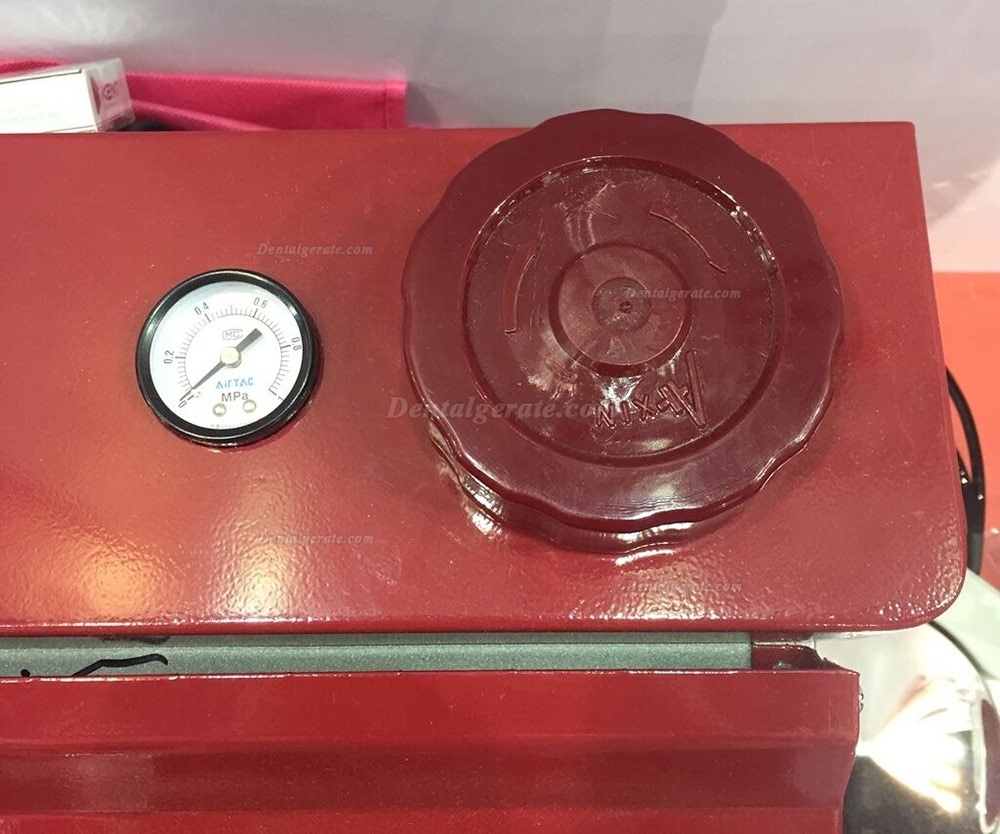 Mini Zahnheilkunde Labor Ausr&uuml;stung Feinstrahlger&auml;te/ Sandstrahler(Sandstrahlger&auml;te) Drei Stift 4 Tank mit LED Licht